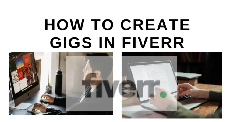 How to create professional gigs in fiverr