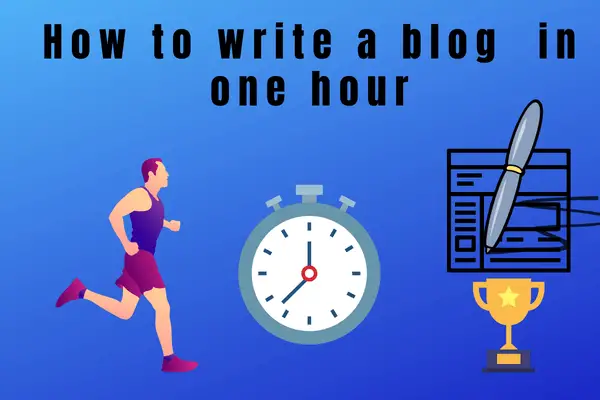 How to write a perfect blogpost in an hour